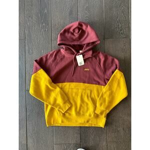 Levi's Varsity Hoodie Yellow and Maroon Size Medium NWT